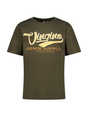 T-shirt donkergroen