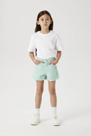 mom casual short mintgroen