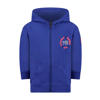 Little Cars sweatvest met backprint blauw