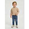 Little Cars longsleeve met backprint beige