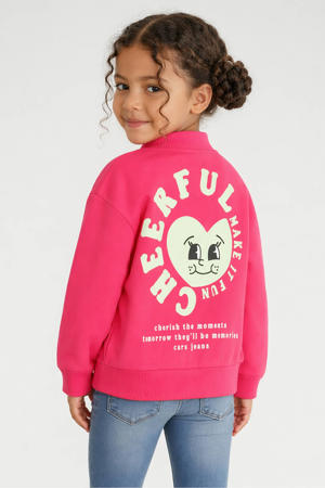 sweatvest fuchsia