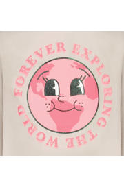 thumbnail: Little Cars sweater met backprint beige