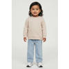 Little Cars sweater met backprint beige
