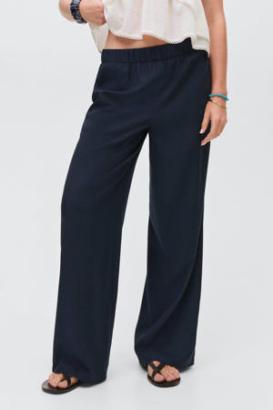 casual broek donkerblauw