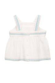 thumbnail: Mango Kids mouwloze top wit