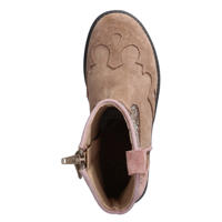 thumbnail: Clic! suède cowboylaarzen beige/roze/zilver