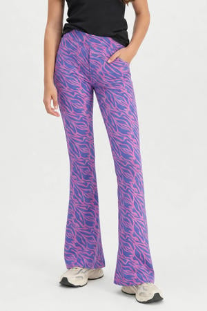 flared broek paars