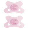 Difrax Dental Fopspeen - 0 tot 6 Maanden - Lichtroze - 2 st.