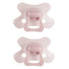 Difrax Dental Fopspeen - 6 tot 12 Maanden - Lichtroze - 2 st.