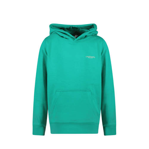 Cars hoodie groen Sweater Backprint - maat 140 | Sweater van Cars afbeelding