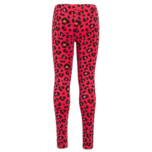 Orange Stars legging met luipaardprint Sara roze Meisjes Katoen Dierenprint