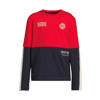 Orange Stars colourblock longsleeve met printopdruk Max multi