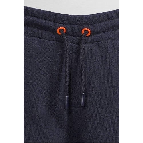 Orange Stars fleece cargo joggingbroek Steven Donkerblauw Jongens Katoen