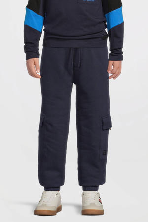fleece cargo joggingbroek Steven Donkerblauw