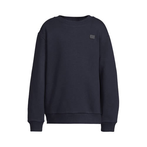 Orange Stars sweater met backprint Benny donkerblauw Backprint