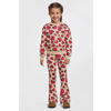 Orange Stars sweater met hartjes print Mathilde beige