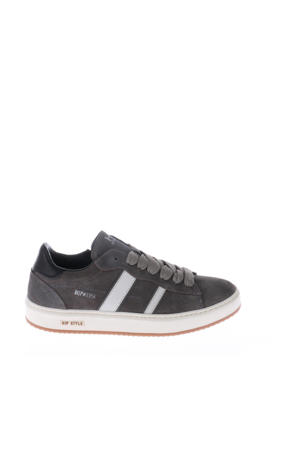 suède sneakers grijs