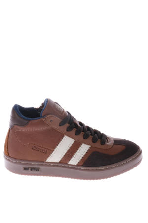 leren sneakers cognac