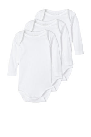 romper - wit (set van 3)