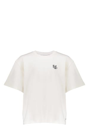 T-shirt met backprint ecru
