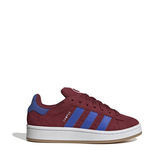 adidas Originals Campus 00s sneakers rood/blauw Jongens/Meisjes Suede Meerkleurig