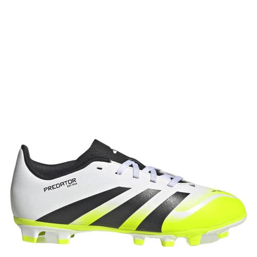 adidas Performance Predator ClubFG/MG Sala junior voetbvalschoenen wit/geel/zwart Jongens/Meisjes Imitatieleer - maat 30 afbeelding
