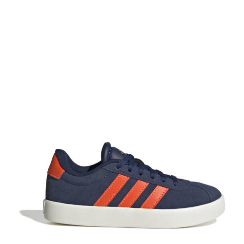 adidas Sportswear VL Court sneakers donkerblauw/oranje Jongens/Meisjes Suede