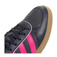 thumbnail: adidas Sportswear Breaknet imitatieleren leren sneakers Sleek zwart/fuchsia