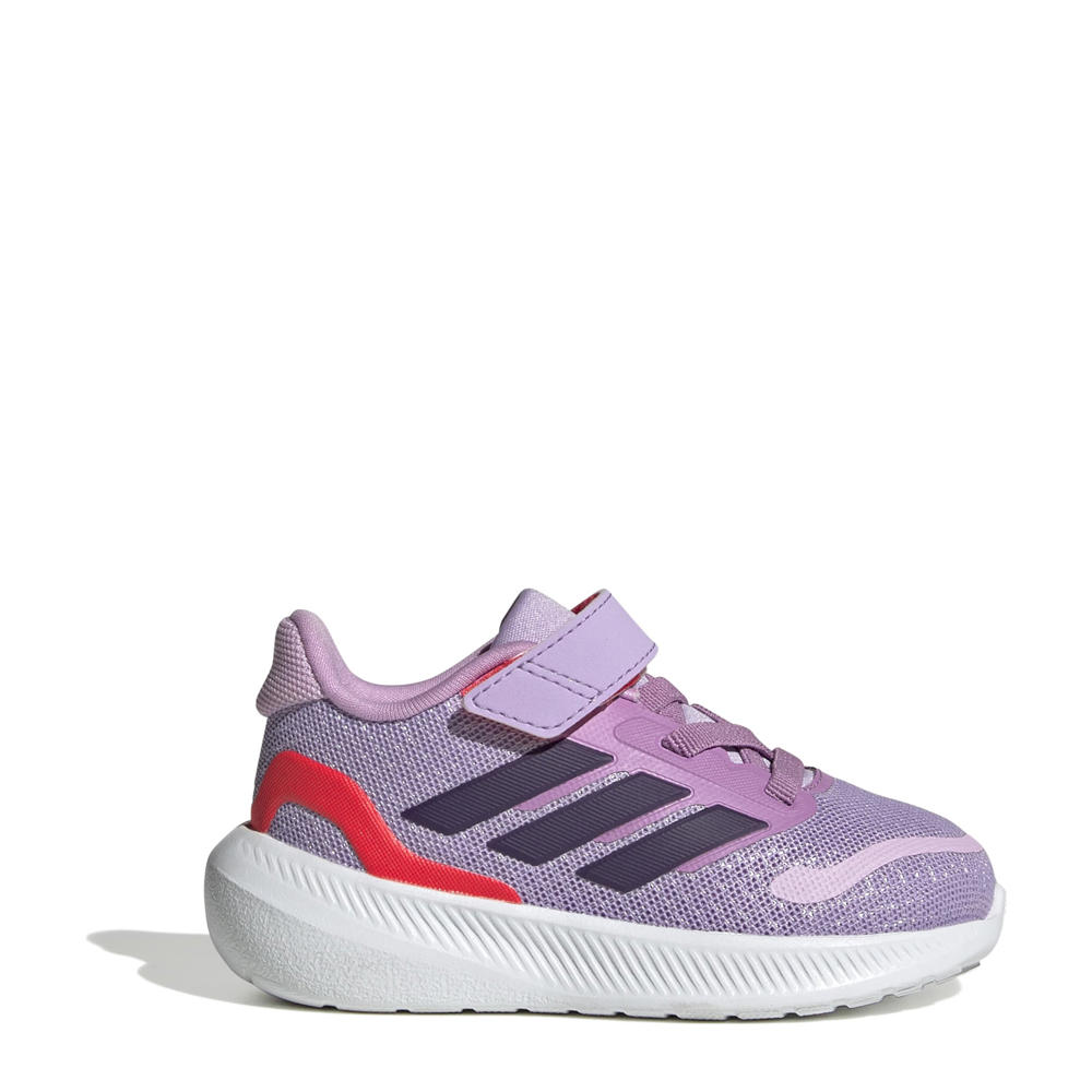 Paarse jongens en meisjes adidas Sportswear Runfalcon sneakers van mesh-pu/voering: mesh/voetbed: eva met klittenband