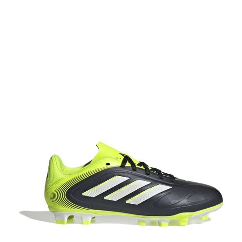 adidas Performance Copa Pure II Club FG/MG junior voetbalschoenen zwart/wit/geel Jongens/Meisjes Imitatieleer - maat 36 afbeelding