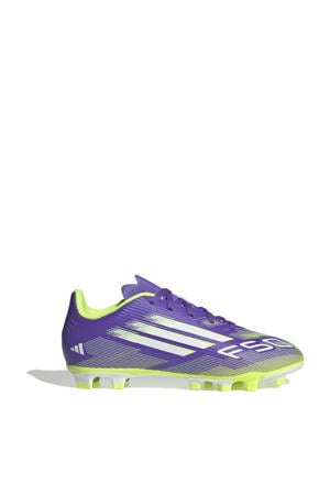 F50 Club FG/MG junior voetbalschoenen paars/geel