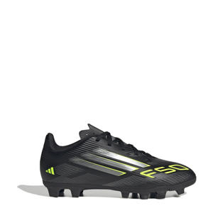 F50 Club FG/MG  junior voetbalschoenen zwart/zilvergrijs/geel