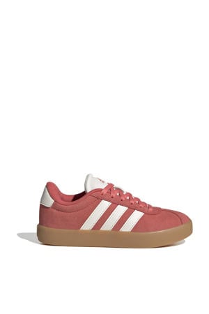 VL Court sneakers koraalrood/wit