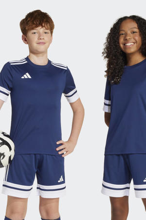 junior voetbalshirt blauw/wit