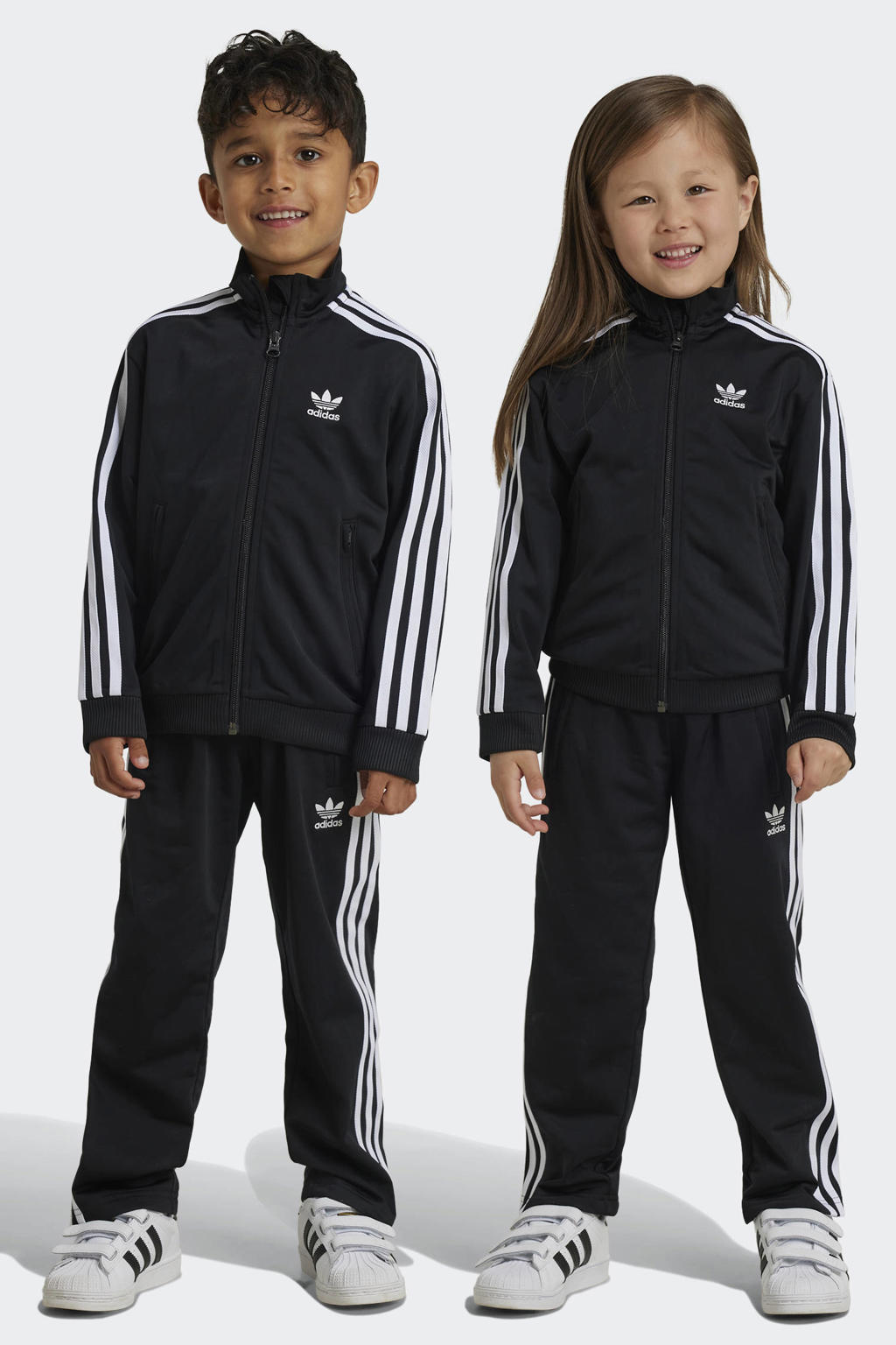 adidas Originals trainingspak Firebird zwart/wit