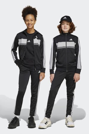 Junior trainingspak zwart/wit