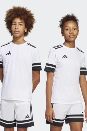 Junior voetbalshirt Squadra 25 wit/zwart