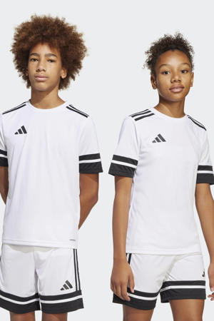 junior voetbalshirt wit/zwart