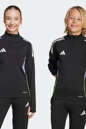 Junior voetbalshirt Tiro 25 Competition zwart/paars
