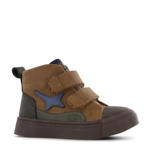 leren enkelboots cognac
