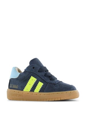 suède sneakers donkerblauw