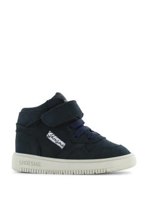 suède sneakers donkerblauw