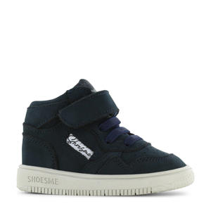 suède sneakers donkerblauw