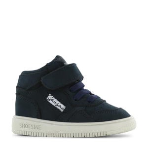 suède sneakers donkerblauw
