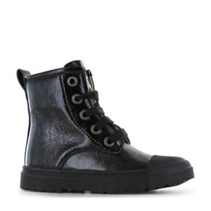 lak sneakers zwart