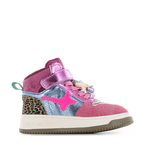 Shoesme leren sneakers roze Meisjes Leer Meerkleurig - maat 25 afbeelding