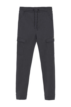 skinny cargobroek donkerblauw