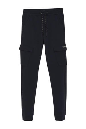 skinny cargo broek donkerblauw