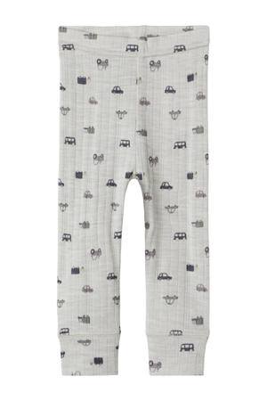 wollen babybroek grijs