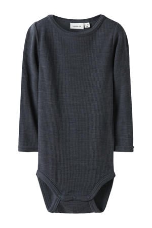 wollen romper donkerblauw